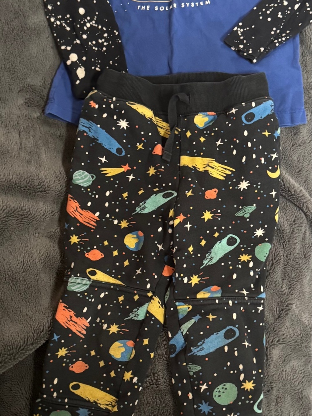 Hanna Andersson Space themed set size 5